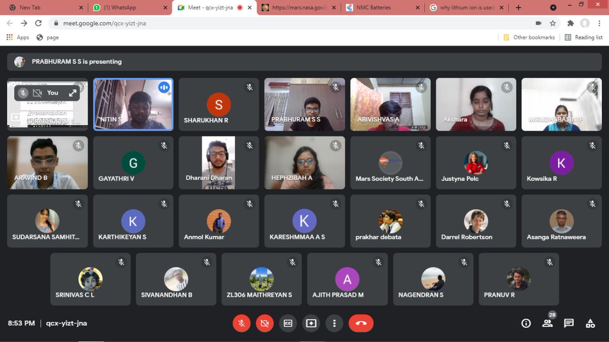 PSGTeamAurora's tweet image. It was a wonderful evening presenting our report to the @MarsSociety_SA for the #IRDC2021. Great efforts by the team well done!! 
All the very best for other teams!!
@TheMarsSociety
#Space #Science #Engineering #Mars #Robotics