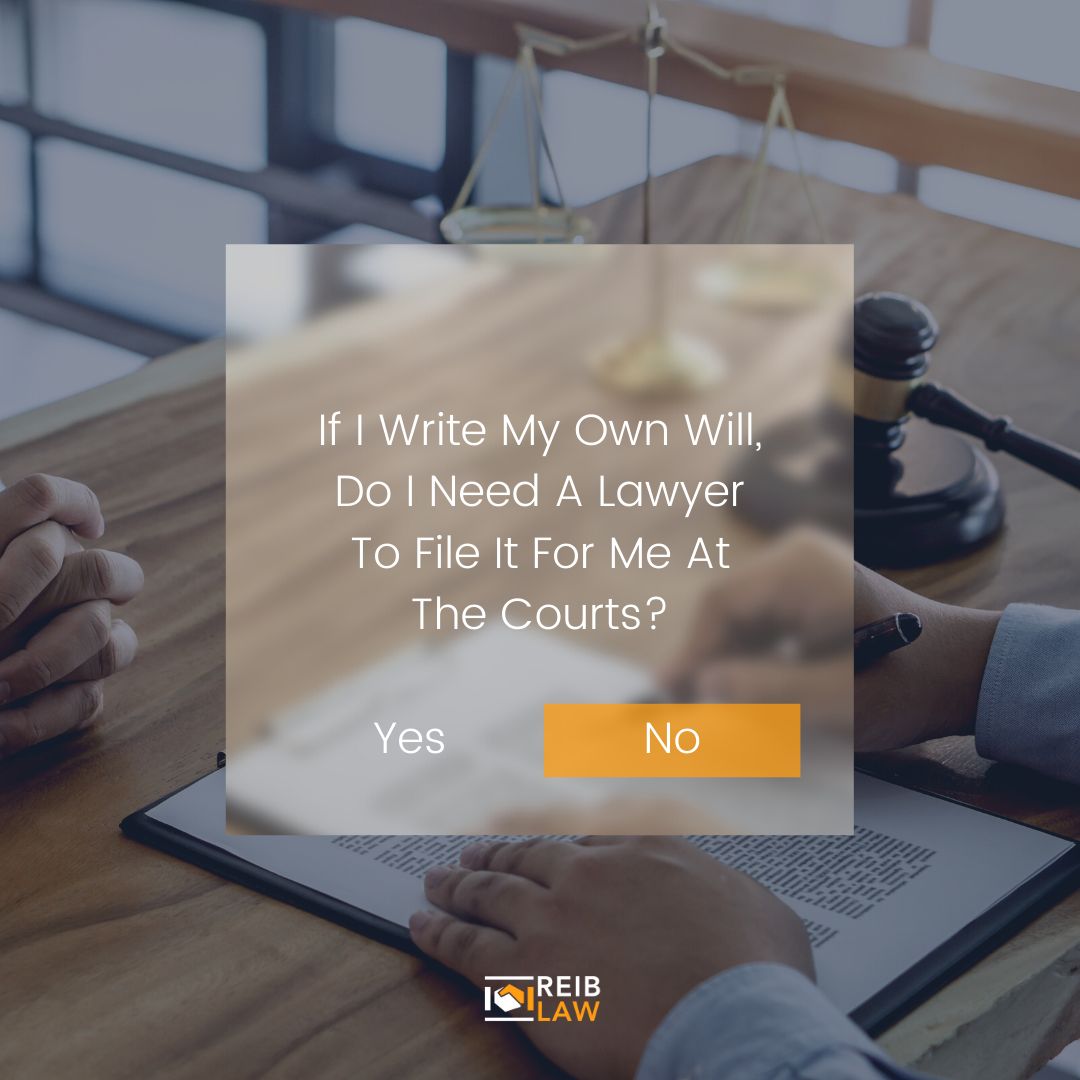 thescottreib's tweet image. If I Write My Own Will, Do I Need A Lawyer To File It For Me At The Courts? Yes, it may cost more to have an attorney prepare your Will, but the money you save could be spent many times over after you die to correct any mistakes!