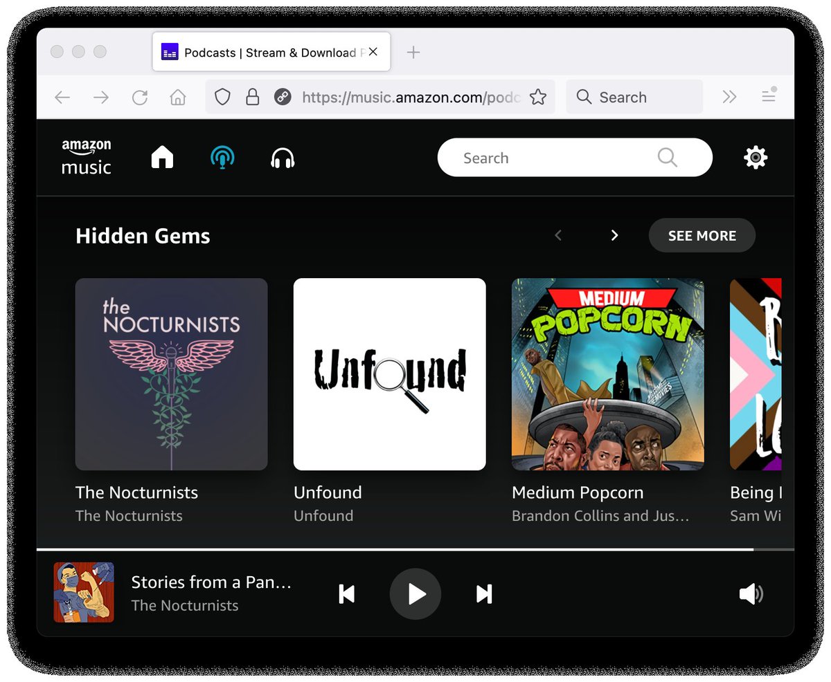 Thank you <a href="/amazonmusic/">Amazon Music</a> for picking <a href="/thenocturnists/">The Nocturnists</a> podcast as a "Hidden Gem"! Welcome to our world of medical storytelling, Amazon listeners!