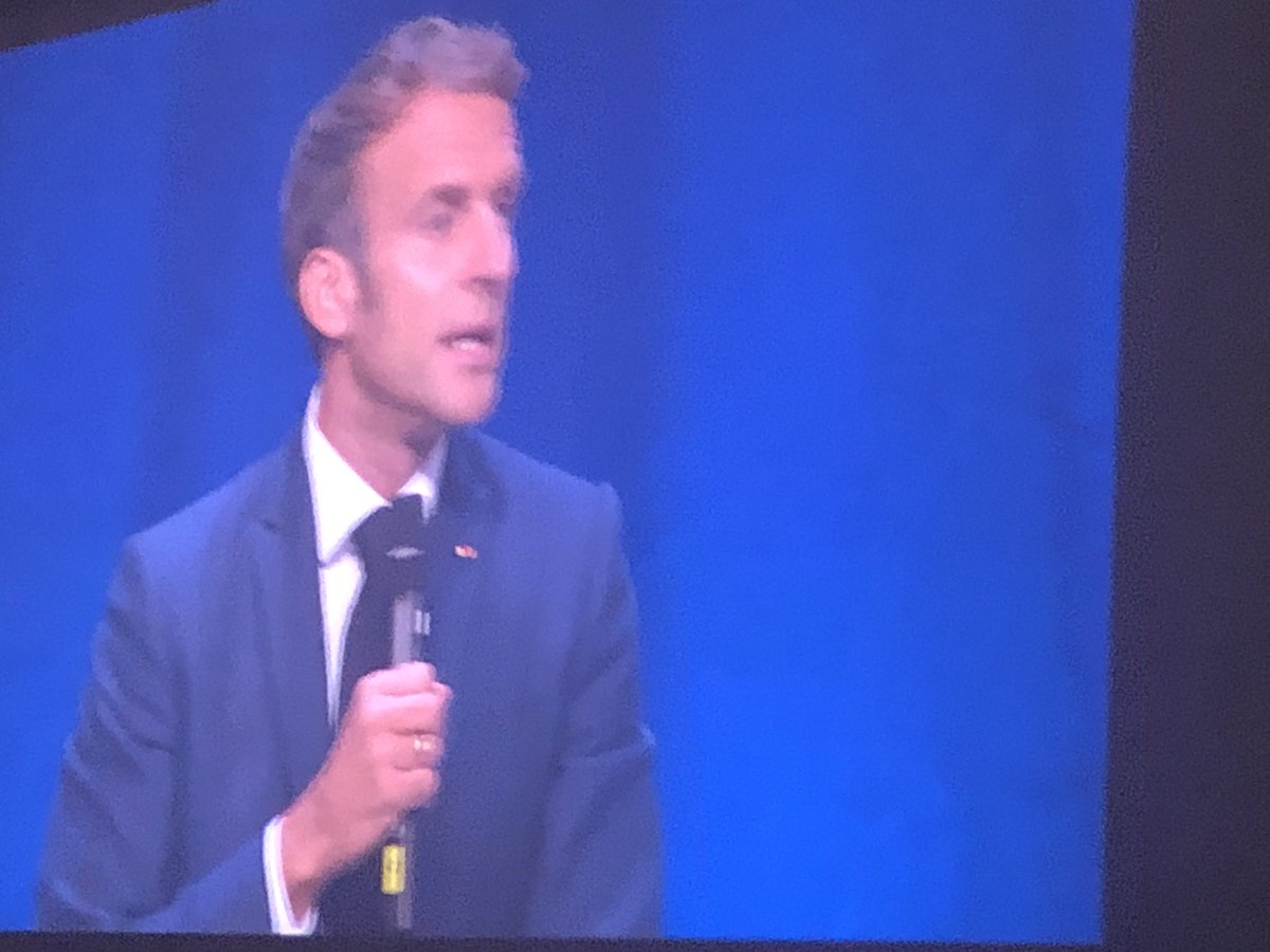 « There is no vaccine against a sick planet » #Macron #macronmarseille #IUCNcongress <a href="/IUCN/">IUCN</a> <a href="/nature_org/">The Nature Conservancy</a> announces an effort to restore previously developed areas