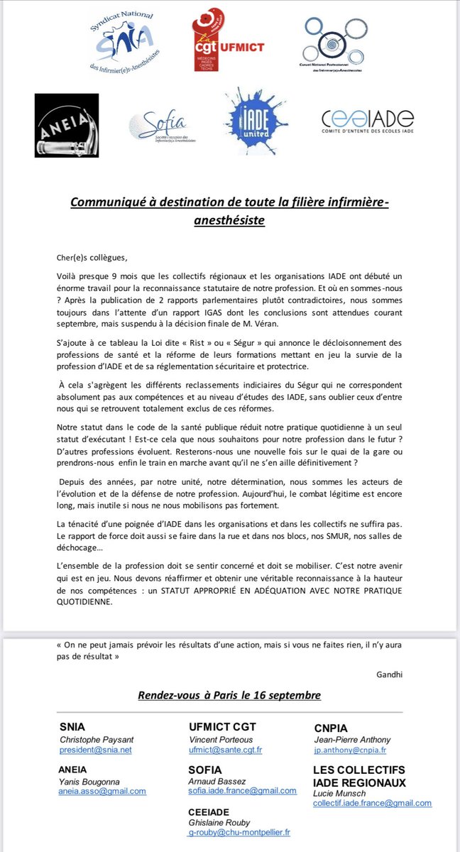 DecockNico1's tweet photo. Les IADEs font la rentrée #ifna #cnpia #ceeiade #snia #oni #ipa https://t.co/rXTERMZfn8