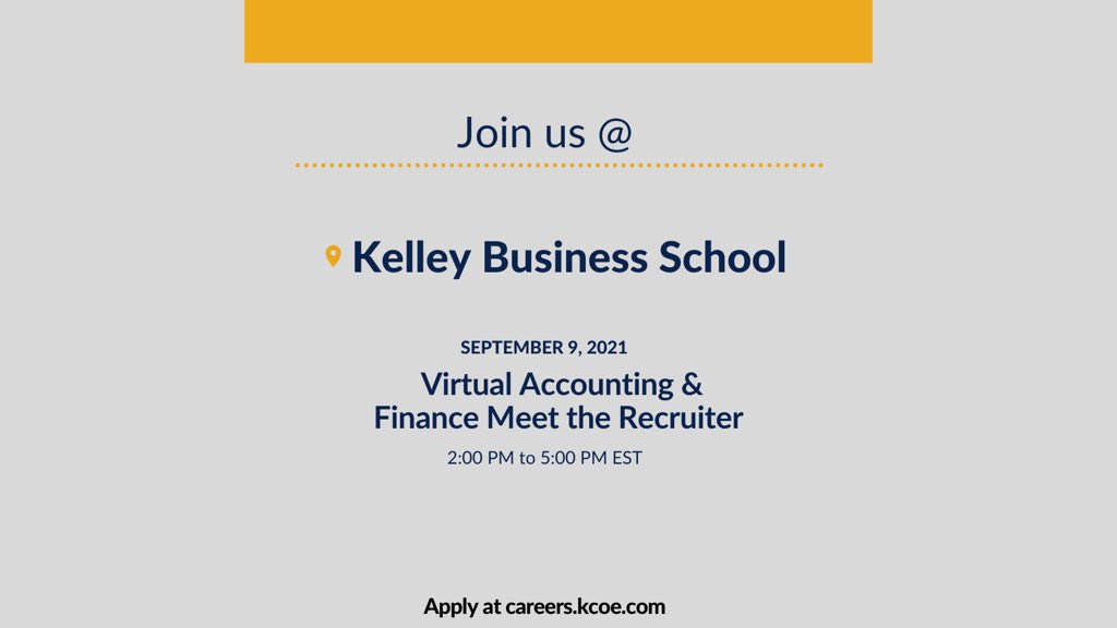 LifeAtPinion's tweet photo. @kcoeisom’s TA team is kicking off virtual events and career fairs for 2021. We invite the students @ChicoState @KelleySchool, and @LifeAtPurdue to come chat next week all about the opportunities at KCoe. #accountingstudents #meetthefirms #BacktoSchool2021 https://t.co/CP99V0YnKh
