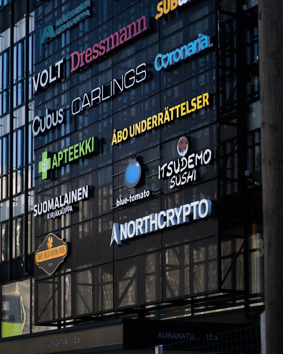 You can now spot us in the heart of our hometown #Turku.