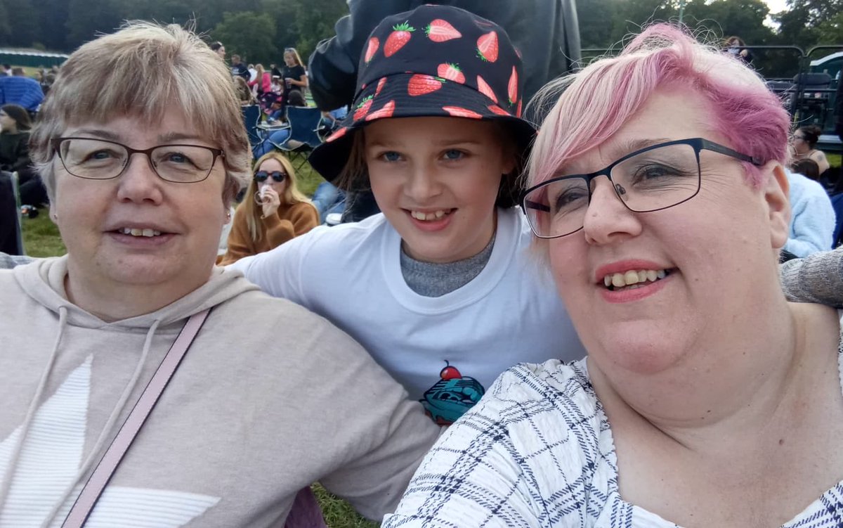DaySueday62's tweet photo. #trenthamlive three generations waiting for ⁦@mcflymusic⁩ to begin 💕 https://t.co/t2PKaMGwWe