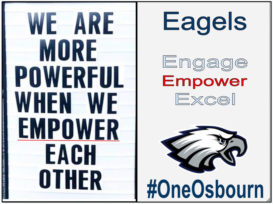OHSPBIS's tweet photo. Positive Behavioral Interventions and Supports at Osbourn #OneOsbourn  #OHSPBIS https://t.co/2NVrHQWx4m