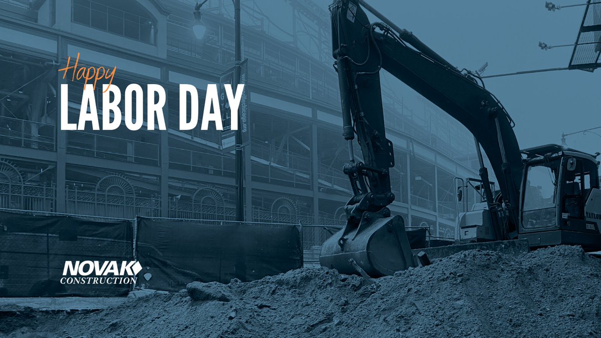 Happy Labor Day from Novak Construction! To all of our employees, thank you for the dedication and ingenuity you bring to our job sites and offices each and every workday. We wouldn’t be where we are today without your crucial contributions. #laborday #work #construction #holiday