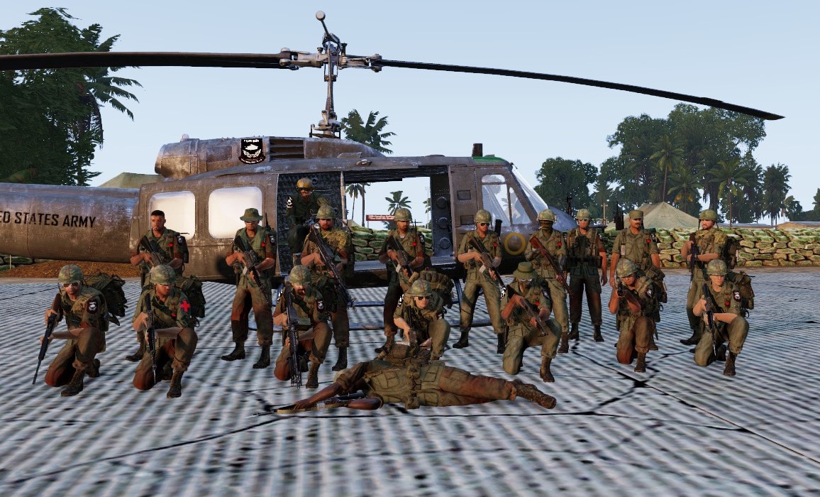 Last weekend was the start of the <a href="/48thInfantry/">48th Mechanized Infantry</a>  Vietnam Campaign, Beginning with a forest patrol to eliminate any enemy presence on the trails. Then the capturing of Hill 937 (Hamburger Hill) to remove VC mortar support for the surrounding region

-SPC Retro