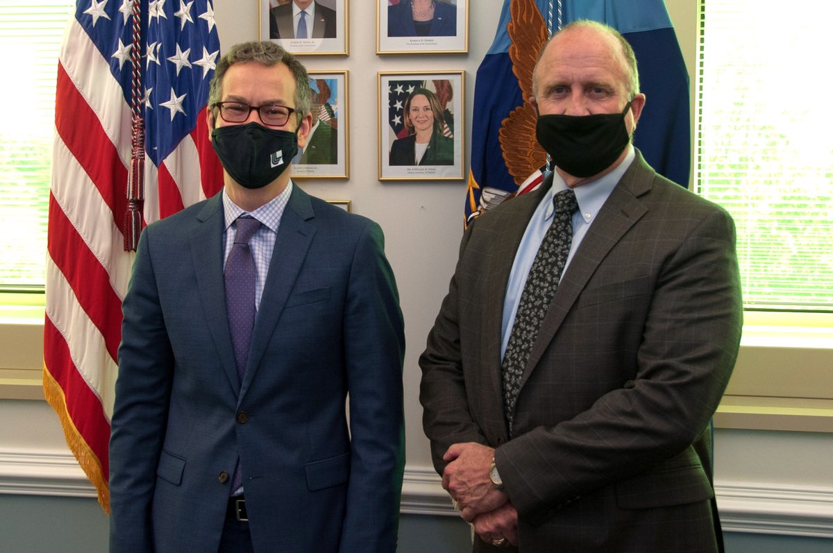 dtsamil's tweet photo. Dr. Kahl swears in Michael R. Laychak as the new Defense Technology Security Administration (DTSA) Director.  DTSA is in great hands as Mr. Laychak is a recognized expert in the #DefenseTech and #ExportControl communities. https://t.co/j4Oo3jCsxM https://t.co/mJiiJD1vSJ