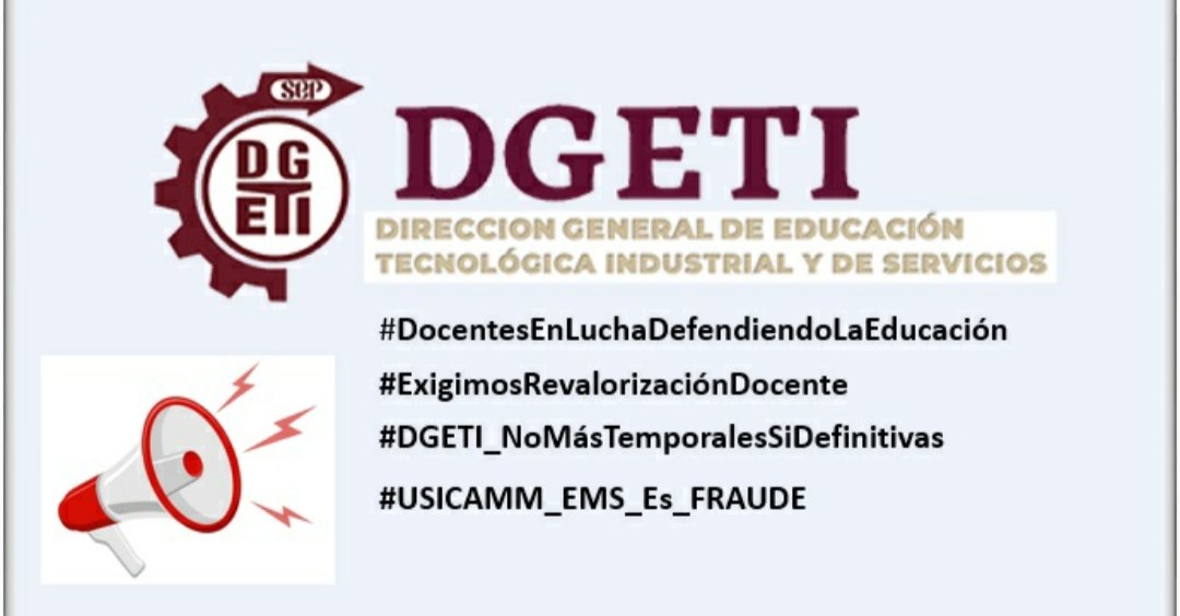 soluniks's tweet photo. #DGETI_NoMásTemporalesSiDefinitivas https://t.co/nsQ7sWaD8g