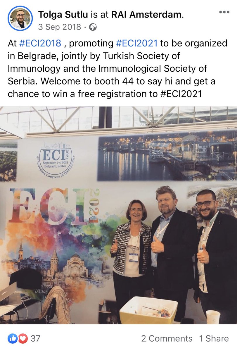 The post below is from 3 years ago today ☺️ when there was no COVID-19 and we were planning the congress for Belgrade.

Can’t believe we are almost done with virtual #ECI2021. Join us tomorrow for a great final day ✌️