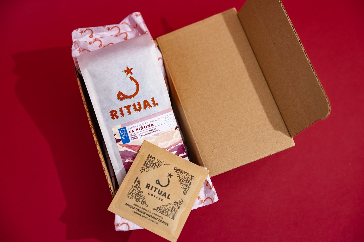 Try it, you’ll like it! 
We’re throwing in a free sachet of our instant coffee with every online order while supplies last!
It’s made from the same single-origin offerings we serve in our cafés. Just add water for the perfect cup on the go!
Get yours at ritualcoffee.com/shop/