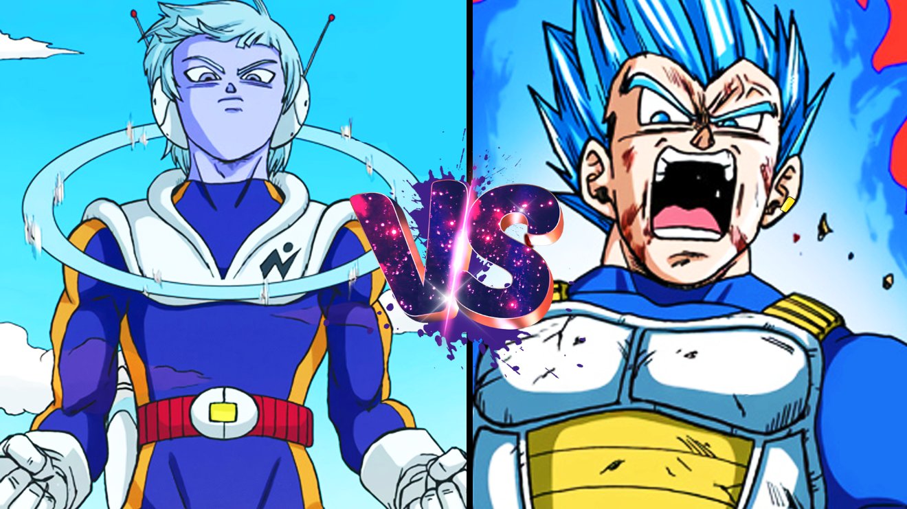 Goku Super Saiyan Blue 3 vs Vegeta Super Saiyan Blue Evolution 