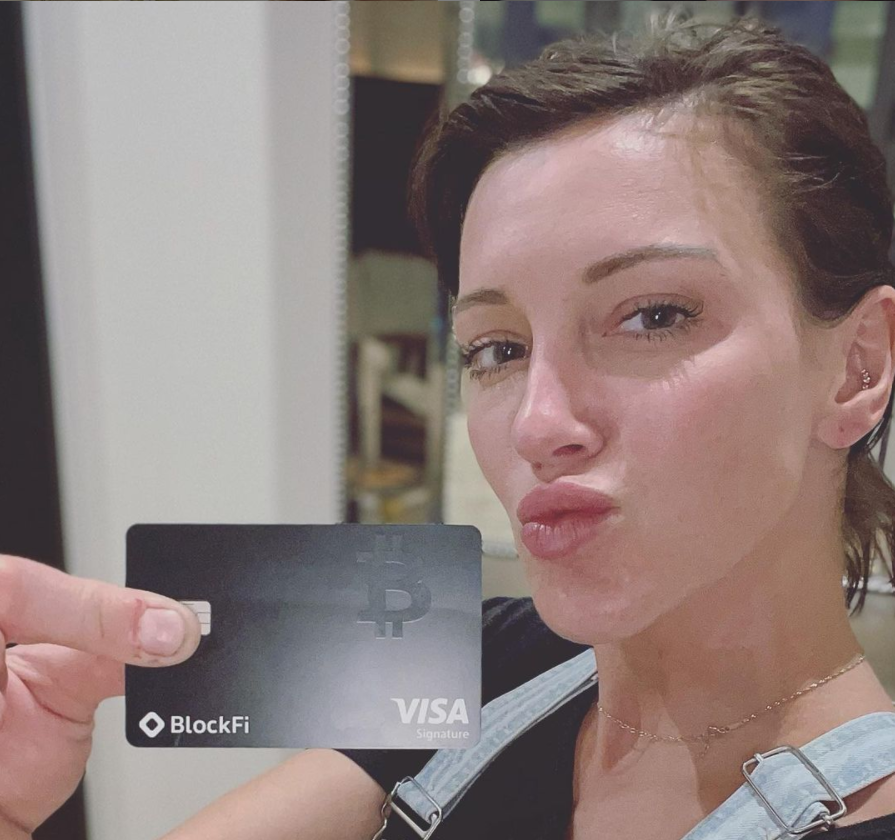 Katie Cassidy (@mzkatiecassidy) on Twitter photo SO PUMPED!!! Can’t wait to start using my new <a href="/Visa/">Visa</a>  / <a href="/BlockFi/">BlockFi</a> card to start earning #crypto! #BTC #HODL (Sidebar: this is not a paid partnership) THAT’S ALL for now SO PUMPED!!! Can’t wait to start using my new <a href="/Visa/">Visa</a>  / <a href="/BlockFi/">BlockFi</a> card to start earning #crypto! #BTC #HODL (Sidebar: this is not a paid partnership) THAT’S ALL for now