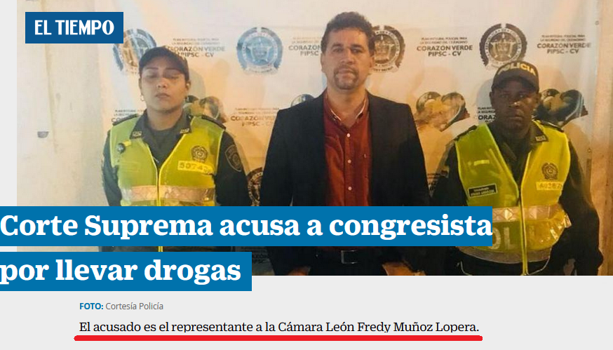 JEAM_79's tweet photo. #MocionDeCensura #ProtegerALosNiñosEs #CorteConstitucional #QuisieraProbar #DejenHablarAPaola #TengoMiedoDe

🔴 LEÓN FREDY MUÑOZ

le pregunta a la MinTic qué si ella es corrupta o es incompetente

👉 EXACTO

el mismo Muñoz al que agarraron con cocaína en el aeropuerto de Rionegro https://t.co/JQ0m9Hjx1f