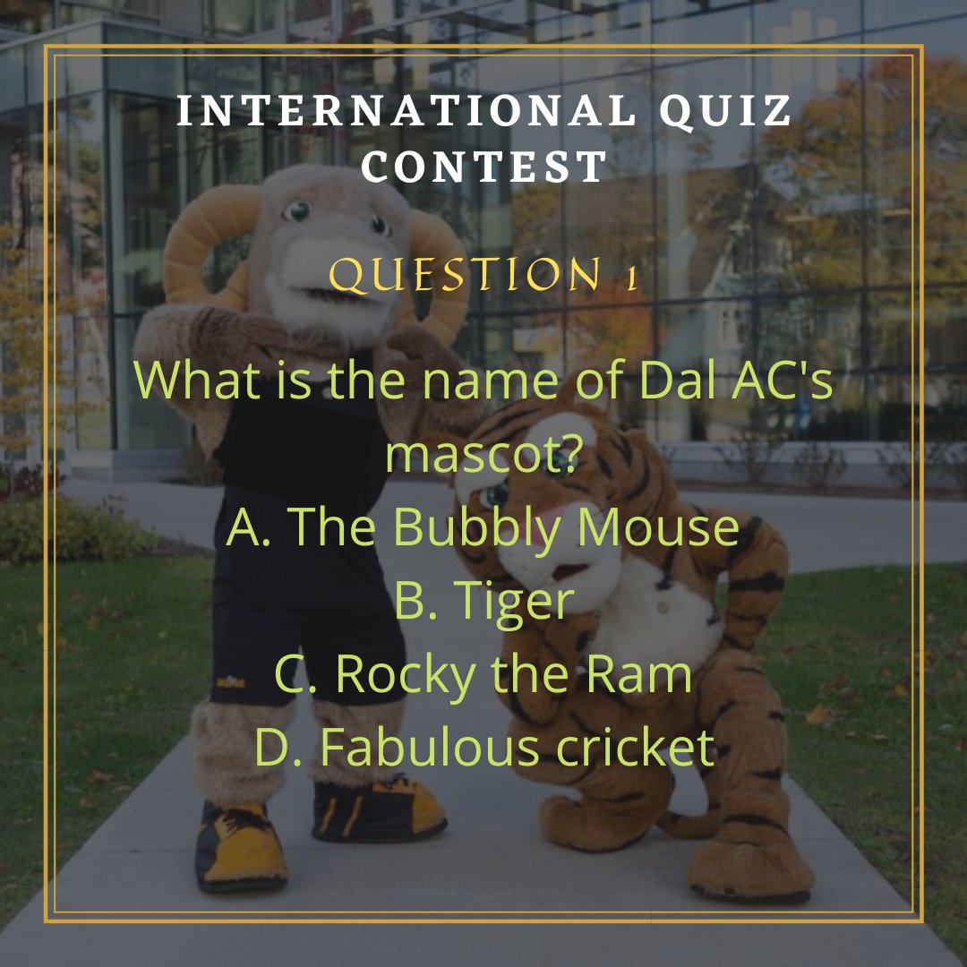 DalhousieACI's tweet photo. Hello Aggies, Our International Quiz Contest begins today! Please post your answers by quoting this tweet and don't forget to drop in tomorrow for Question 2.
#WelcomeBackAggies
#Global_Education
#Aggies_Abroad https://t.co/9FOIrSPYng