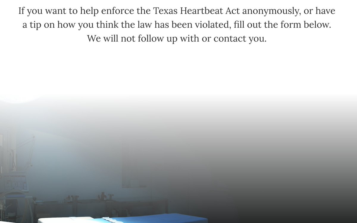 versa_steph's tweet photo. Does this mean the site isn't working? How am I supposed to report the men that are having abortions in Texas? #TexasAbortionLaw https://t.co/rY9TV5gtRY
