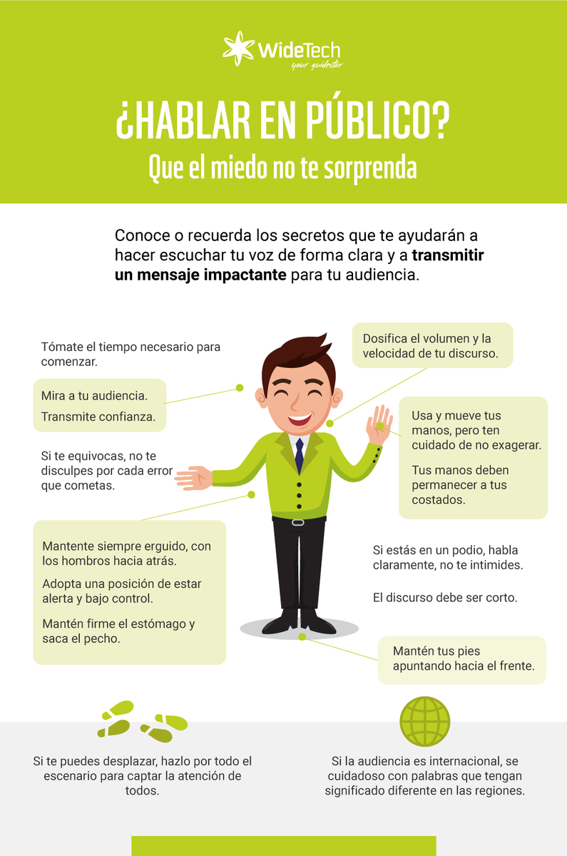 widetechgroup's tweet photo. Por qué es importante hablar en público⁉️
🗣️La comunicación es la columna vertebral de nuestra sociedad, por eso, desarrollar habilidades para hablar en público podría ser una gran ventaja para el desarrollo profesional y/o personal👌. 

#BTtips #hablarenpublico #transmitir https://t.co/GmqPoC4idS