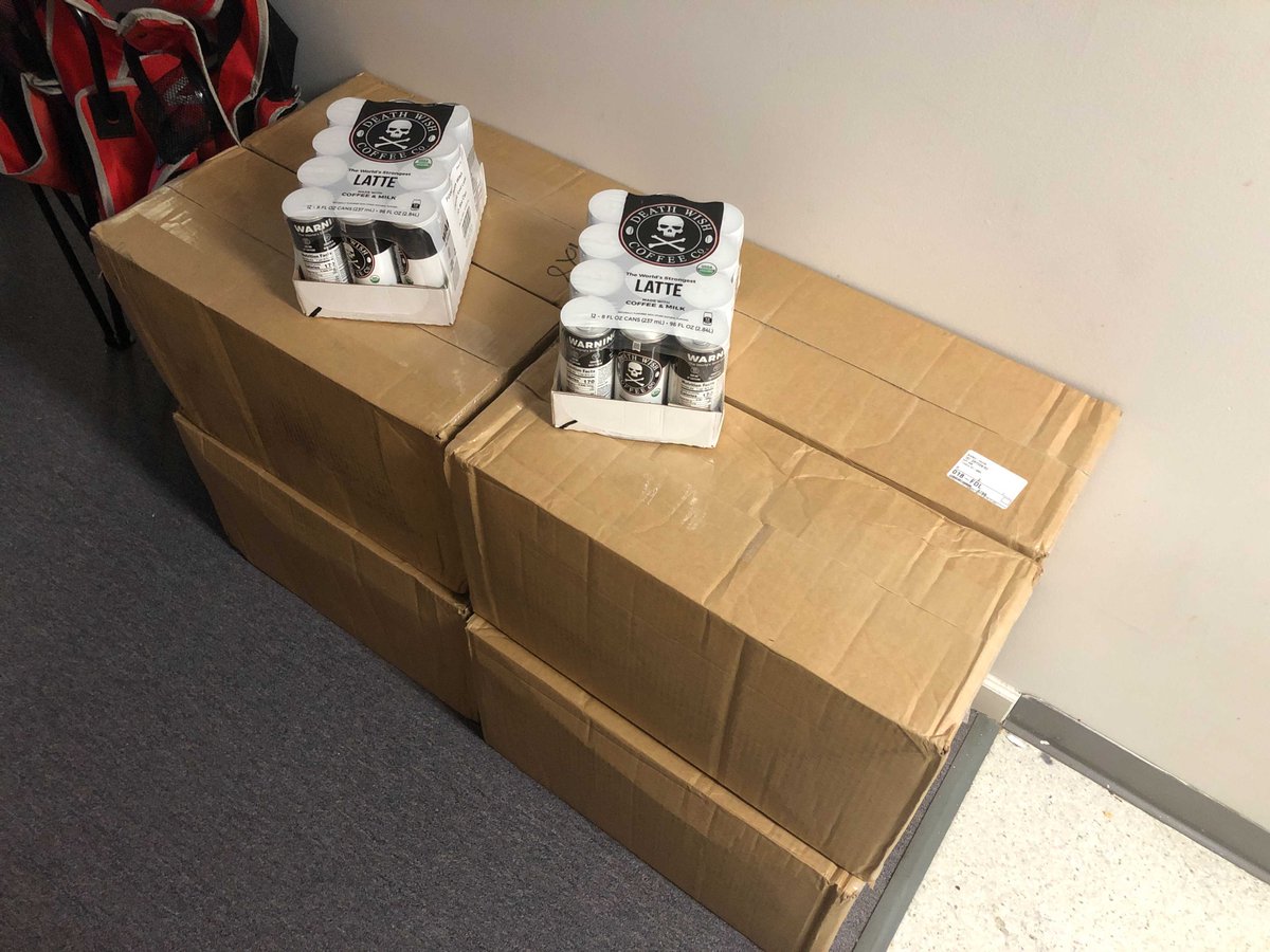 Just got 9 boxes of Death Wish Coffee ☠☠

Be sure to register for our hackathon at the link below to get your coffee!!

apply.bigredhacks.com