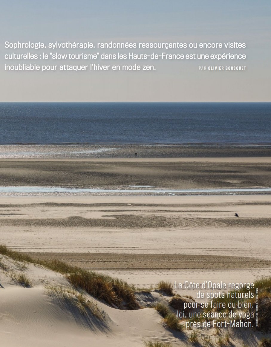 ACTU PRESSE
Superbe dossier de 6 pages dans le <a href="/VSDmag/">VSD</a> de septembre : "le Nord magnétique" 🤗👍. Merci <a href="/olivierbousquet/">olivier bousquet</a> !
✅ + de 900 RDV #BienEtre toute l'année en #HautsdeFrance pour #PrendreSoin #HautetFort de soi, des autres sur notre site portail : bit.ly/3zFpI2D