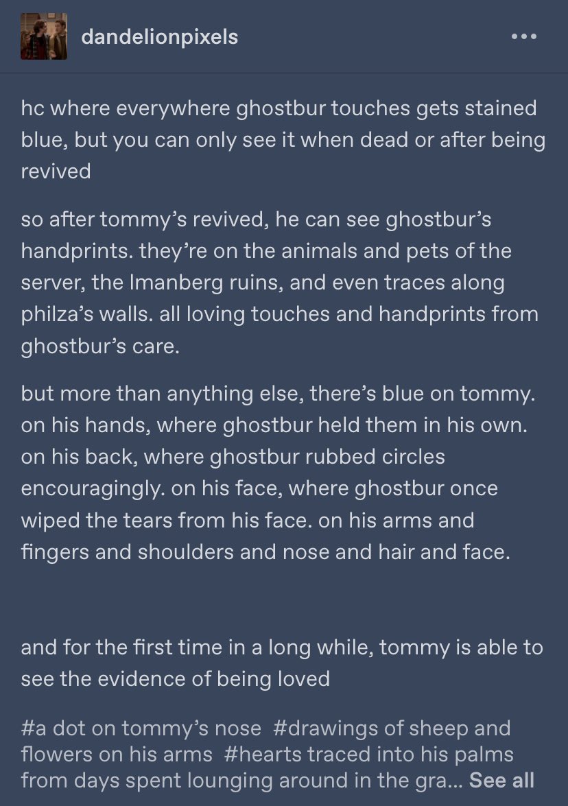 dandelionpixels's tweet photo. here’s um. here’s a ghostbur hc of mine that tumblr is going bonkers over + some raving reviews :) #ghostbur #ghostburhc https://t.co/69kPJj2C6X