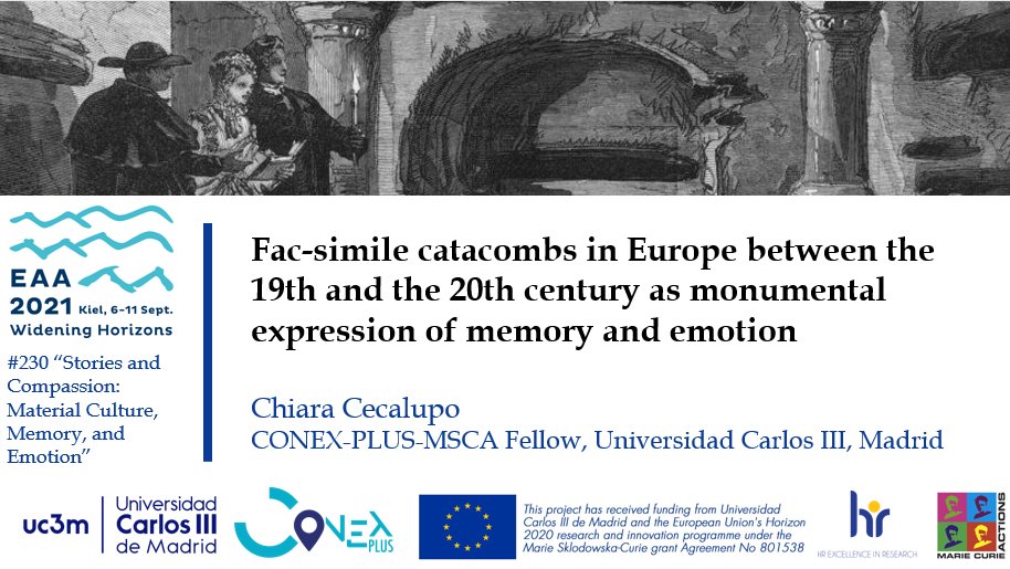 ppt loading...
-3 at #EAA2021, and -7 to session #230 'Stories and Compassion: Material Culture, Memory and Emotion'  @archaeologyEAA we are almos there, and I can't wait!

#archaeology #WideningHorizons #catacombs