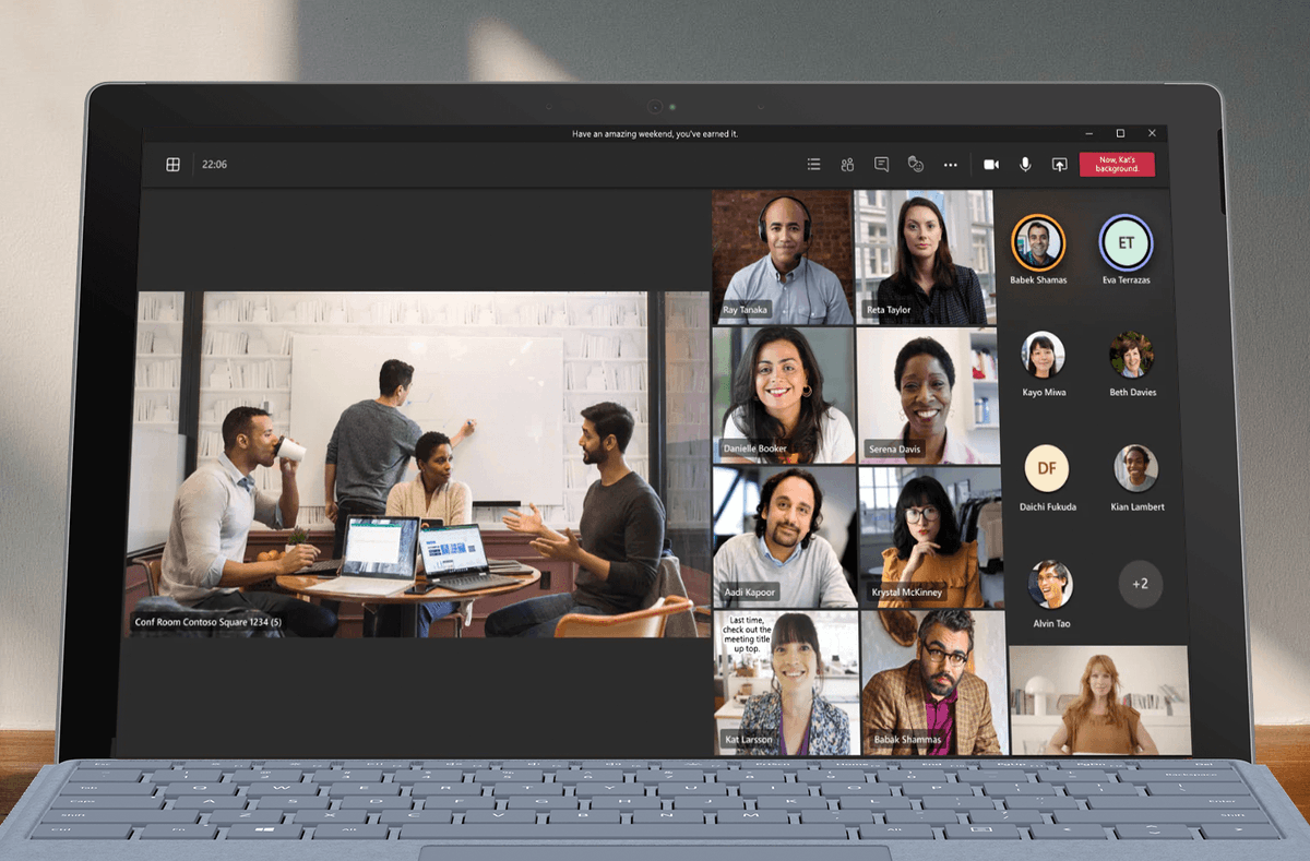 MicrosoftTeams's tweet image. Take a closer look at the "Leave" button.