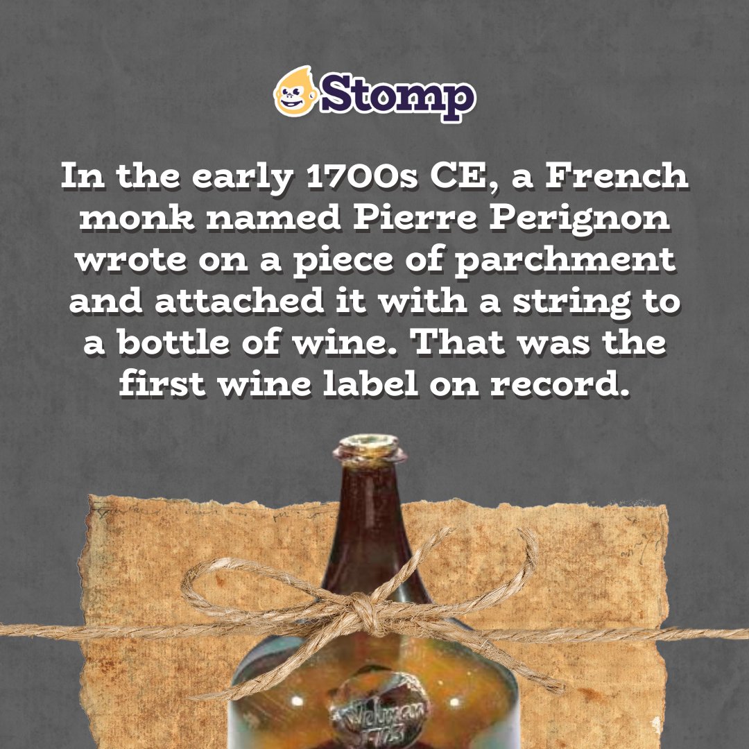 stompstickers's tweet image. Fun Fact Friday! Did you know that Dom Pérignon was a French monk in the 1700s who not only played an important role in the development of champagne but also in the development of wine labels?

#bottlestickers #customlabels #customstickers