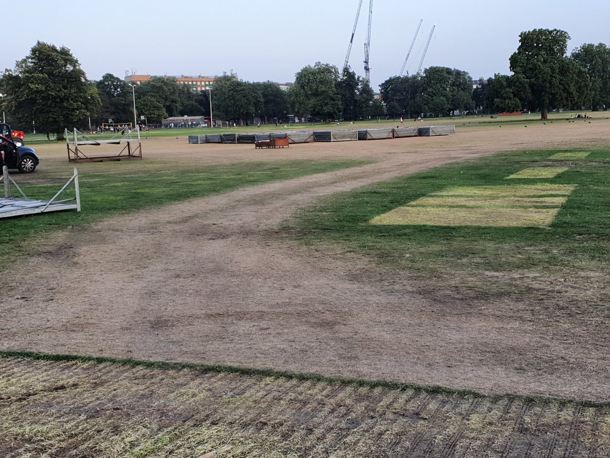 louiscoops's tweet photo. Remind me again why residents couldn't walk here in lockdown? Oh yeah, to save the grass. @lambeth_council #Claphamcommon #allaboutthemoney https://t.co/pVosCsbDfV