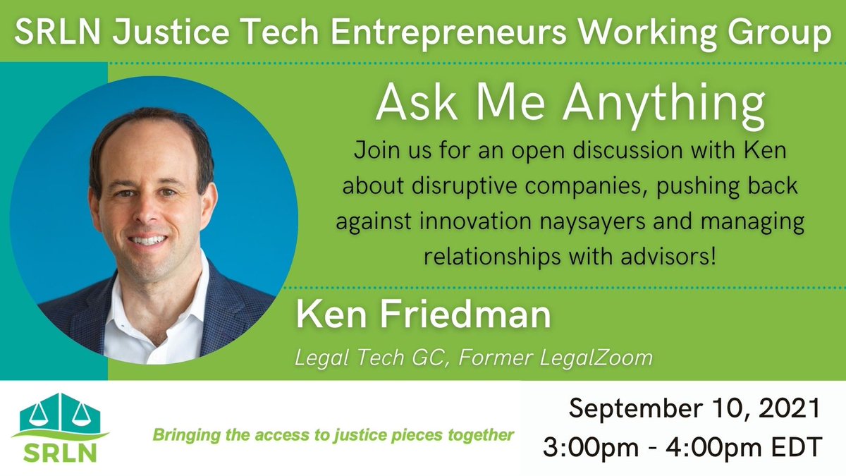 Self-Represented Litigation Network tweet media