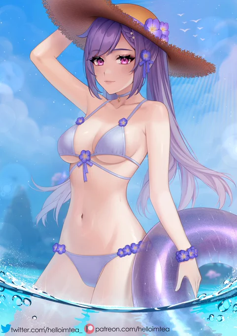 Summer Keqing💜#GenshinImpact  #原神 