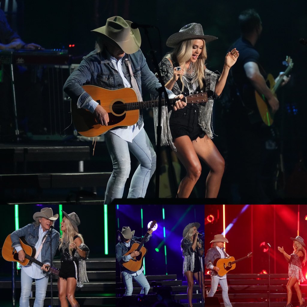 Carrie Underwood on X: "Had a blast at #CMASummerJam! Thank you again  @DwightYoakam for sharing the stage with me!! @CountryMusic  https://t.co/vgJSPCUh22" / X