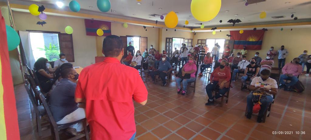 AlonzoGarca6's tweet photo. #03DeSep Encuentro de los pre candidatos del  Partido Socialista unido de Venezuela #Psuv con los partidos aliados del GPP en respaldo a nuestro candidato Rafael Lacava y ALIRIO SANCHEZ a la Alcaldia del Municipio Juan José Mora. CARABOBO https://t.co/DUBh03vAza