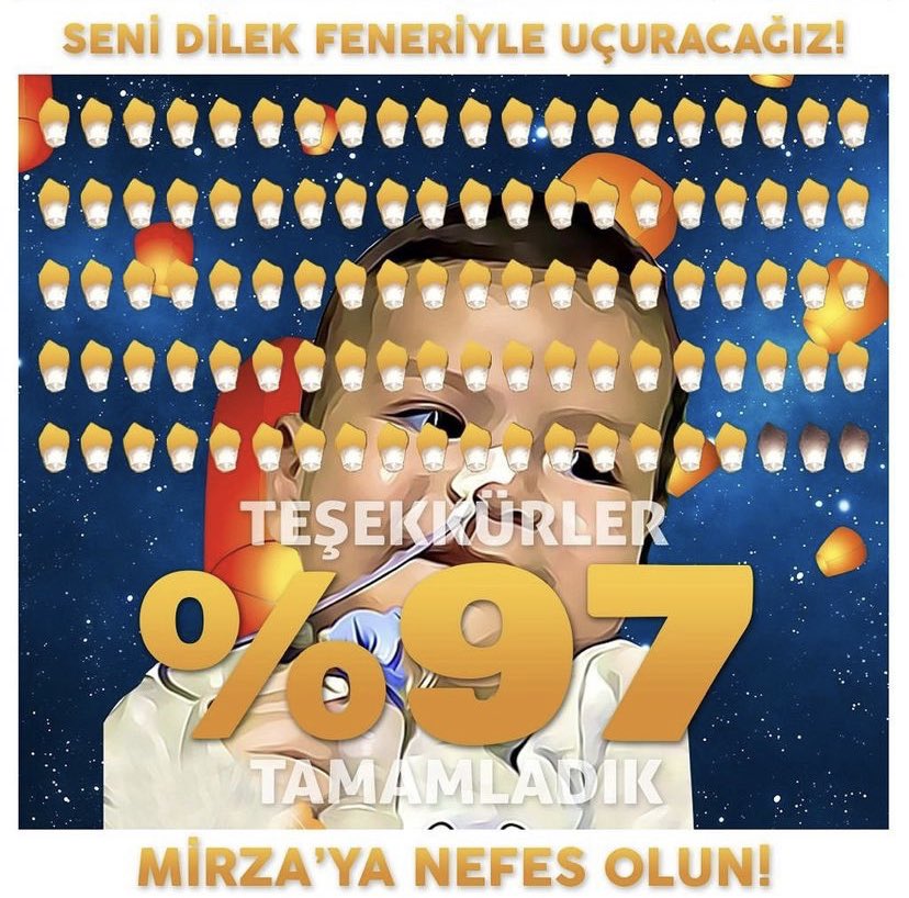 helpformirza's tweet photo. Herkese teşekkür ederim. 🤩🙏
Destekleriniz ile %97 olduk. Şükürler olsun darısı %100lere.
Taahhüt edilen paralar hesaba yattıkça paylaşacağız 🖐 https://t.co/pBIqFQdSuY