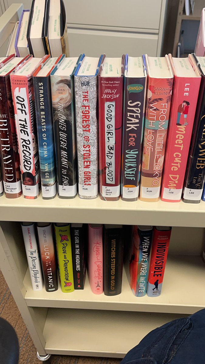 MHSWLibrary's tweet image. We have many new books! Stop on by the library to check them out! Do you have your next book checked out for our three day weekend?