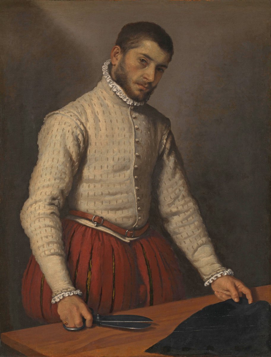 OptimoPrincipi's tweet image. 'The Tailor' ('Il Tagliapanni') by Giovanni Battista Moroni, c.1565