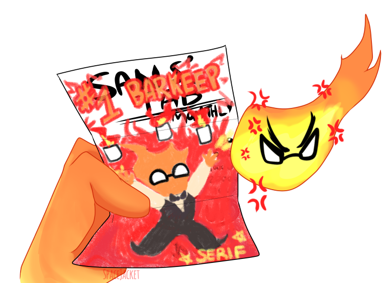 SpaceJacketArt's tweet photo. Sans does pay off Grillby's monthly tab.... sometime.
#paraversetale #undertale #undertaleau #sans #serifpapyrus #papyrus #grillbys #comic #artistontwittter https://t.co/07NtyhMFcs