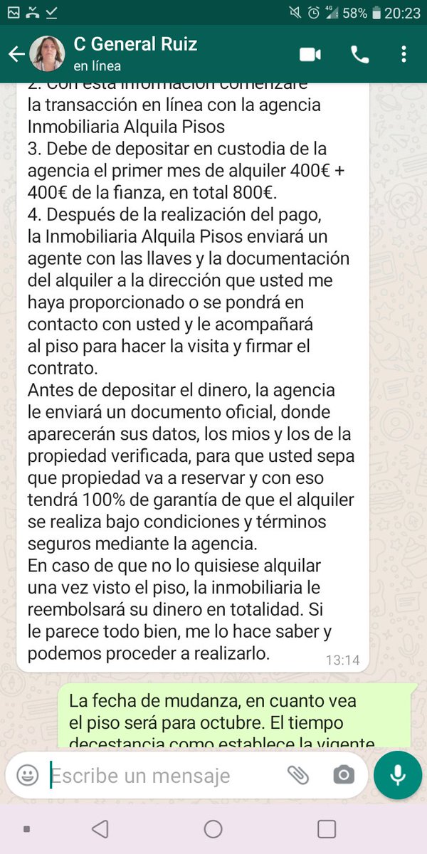 27Karma77's tweet photo. Sigo 👇. Piso precioso, un 30% mas barato del precio de mercado y ya olía mal... https://t.co/nWzE7yWDwK