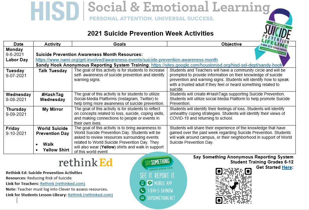 Houston ISD Social & Emotional Learning tweet media