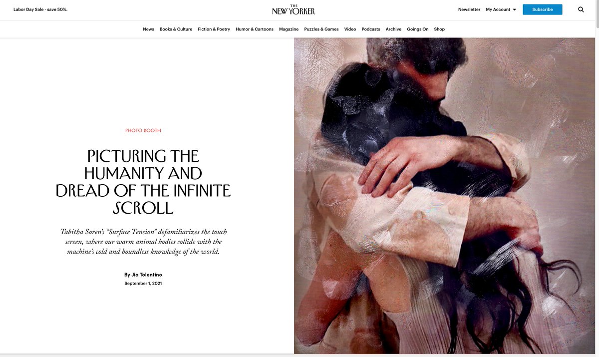 tabithasoren's tweet photo. Art for your doom scroll?
https://t.co/OjjI7ez362 https://t.co/dWYgaF0GmR