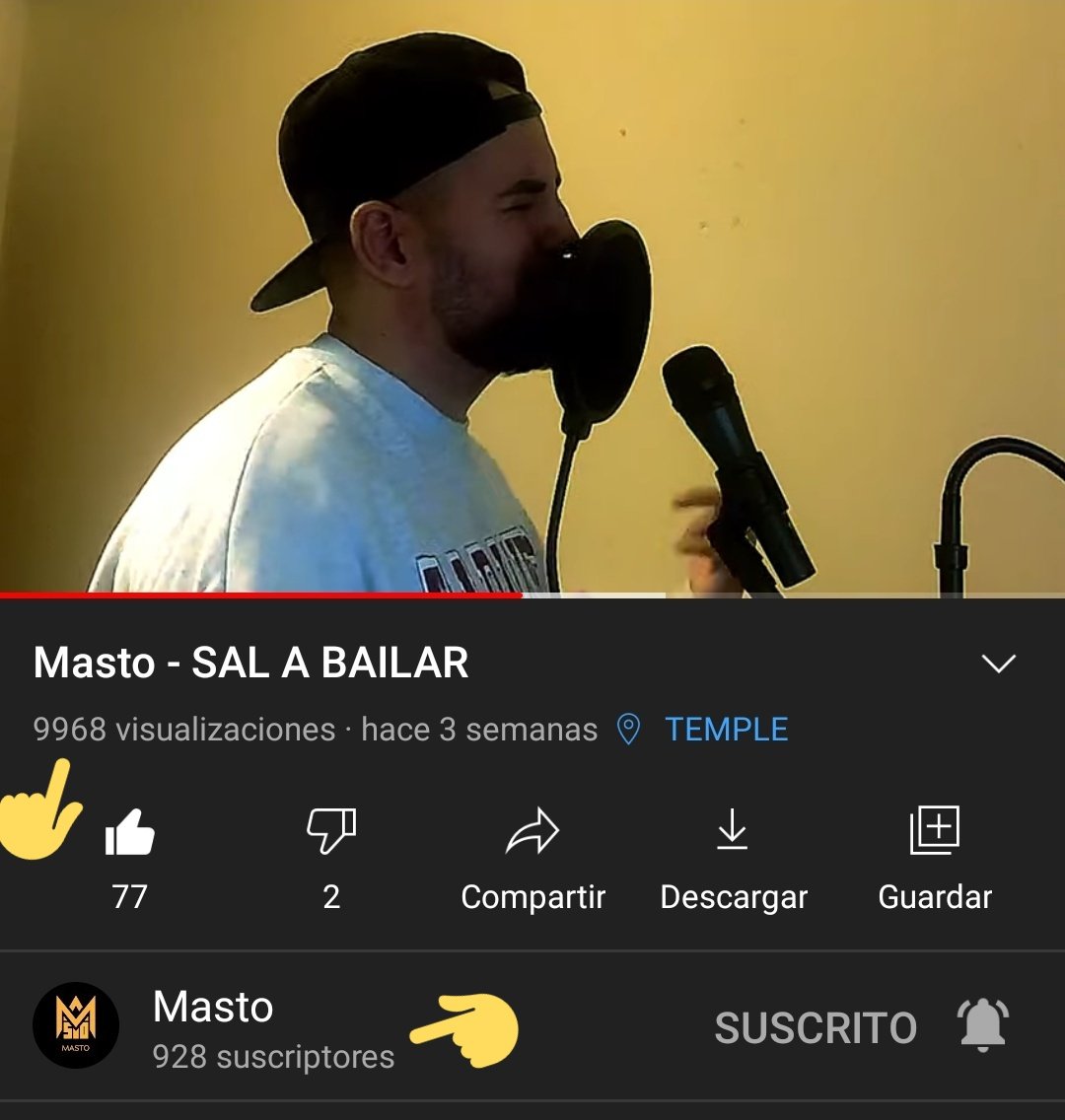 SrMasto113's tweet photo. A nada de llegar a las 10k views por primera vez en un videoclip y de llegar a los 1k subs

Me ayudáis a llegar a ambos? Puede que se venga algún sorteo entre todos los que deis RT este tuit y os suscribais en Youtube
 
Qué te gustaría que sortee? Comenta 👇🏻

MUCHAS GRACIAS 🙏 https://t.co/pcLkB6oZIS
