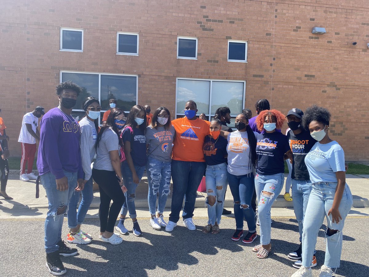 vsu_sga's tweet image. On September 3rd, the Student Government Association participated in @hbcuyouth annual Back to School Drive at Pleasant Elementary School in Petersburg, Virginia. With this being said , the Kultured Administration hopes to inspire you to give back to your own community 💙🧡.