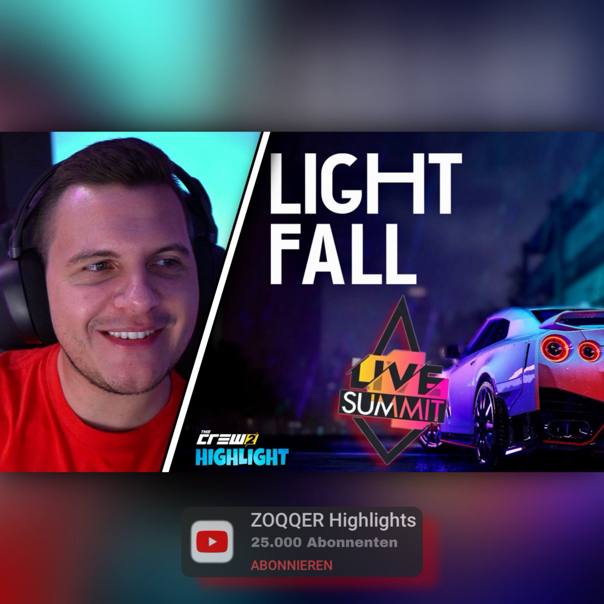 ZOQQER's tweet photo. PLATINโ
Summit๐๐ฝ https://t.co/3eBbtKmurG
.
.
.
#thecrew2 #tc2 #thecrew2game #thecrew2gameplay #tc2weekly #thecrew2photography #ubisoft #youtuber #youtubegaming #twitch #twitchstreamer #twitchgermany #twitchpartner #ZOQQER
@TheCrewGame @UbisoftDE @ubisoft @IVORYTOWERoffic https://t.co/qAQXCMSp7F