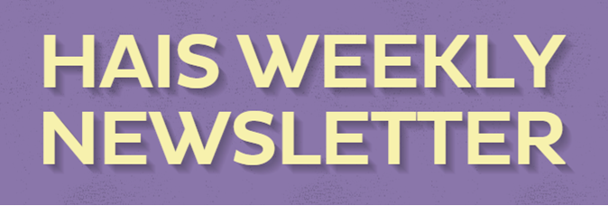 HAIS_ECHS's tweet photo. Did you know that HAIS has a weekly newsletter?  The newsletter is distributed digitally to students and families. Check out our campus website to see the latest issue. https://t.co/kaOcyxMJbV https://t.co/QeBNrYNdsW