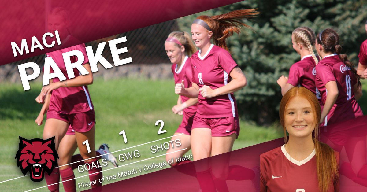 cwu_wsoccer's tweet photo. Last night's Player of the Match! Parke scored the game-winning goal off a set piece to lift us over CofI 3-2! https://t.co/RqVt7PyUvF