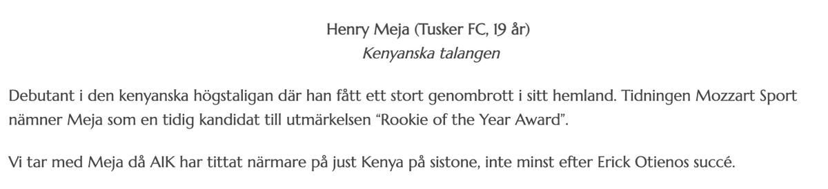 LuPersson's tweet photo. Gör som AIK:s sportsliga ledning och köp abonnemang på @FotbollSthlm 

Från artikel när jag lekte scout i juni. 

https://t.co/z8HEakPXNz https://t.co/sEhPQzfBhY