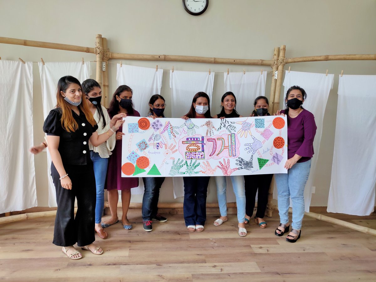 RichaYa10921299's tweet photo. Creativity is giving yourself permission to see things differently.  #PDsession for #Teachers through creativity #teambuilding #creativity #fun #learnings 
@AneeshaSahni 
@deepa_nanda @soniasingh_13 @Aditi7616 https://t.co/Y6qf4aEC7E