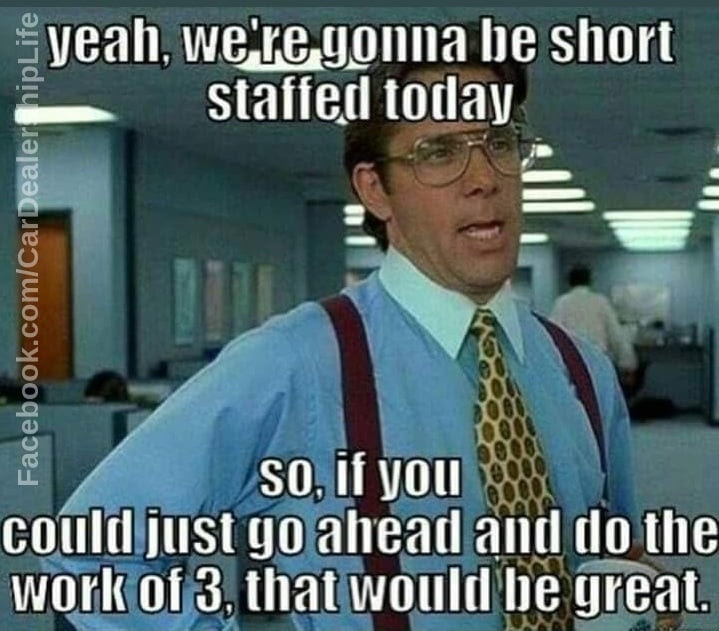 WrenchWayHQ's tweet image. #FridayFunny #mechanichumor #shophumor #technicianshortage