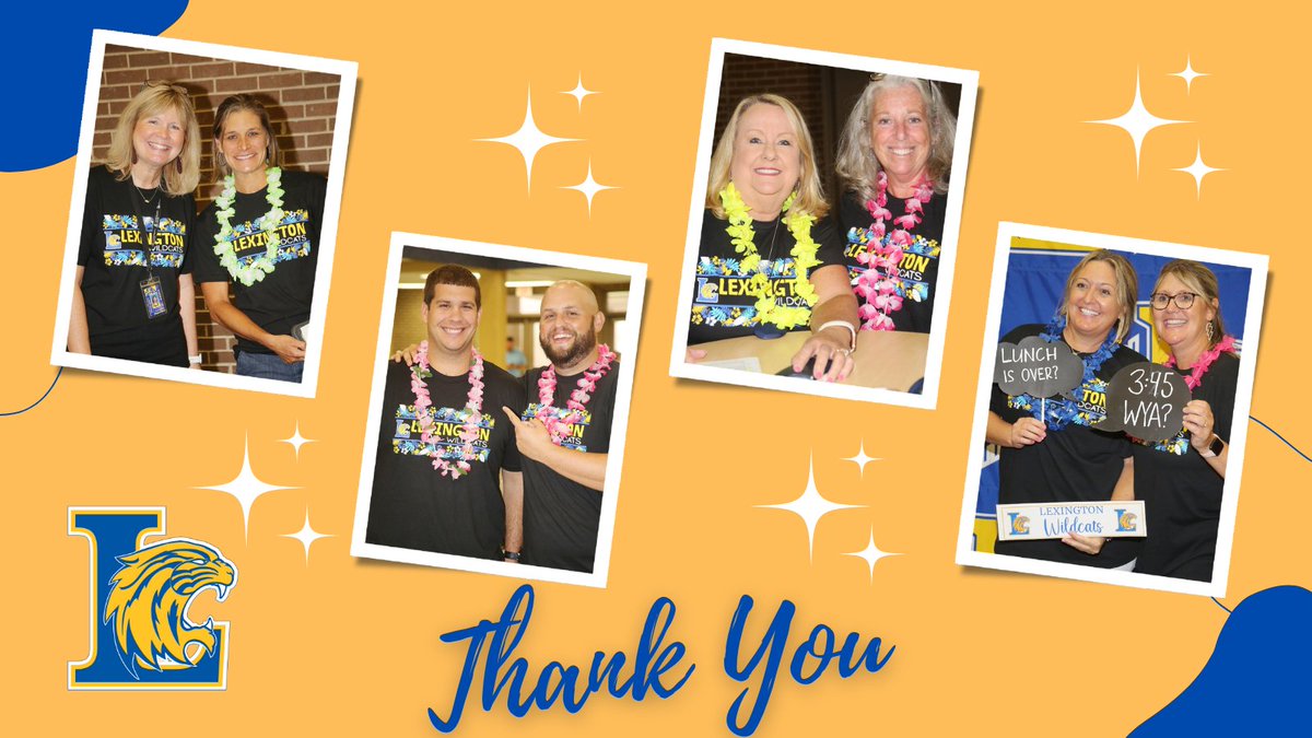 LHSWildcatsLex1's tweet photo. 💙💛THANK YOU💛💙
Teachers, thank you for your flexibility, perseverance, and resilience. 
Please know you are valued and greatly appreciated. 
#hailtothee2022 @Rtpool_LHS https://t.co/g16sjxNXhp