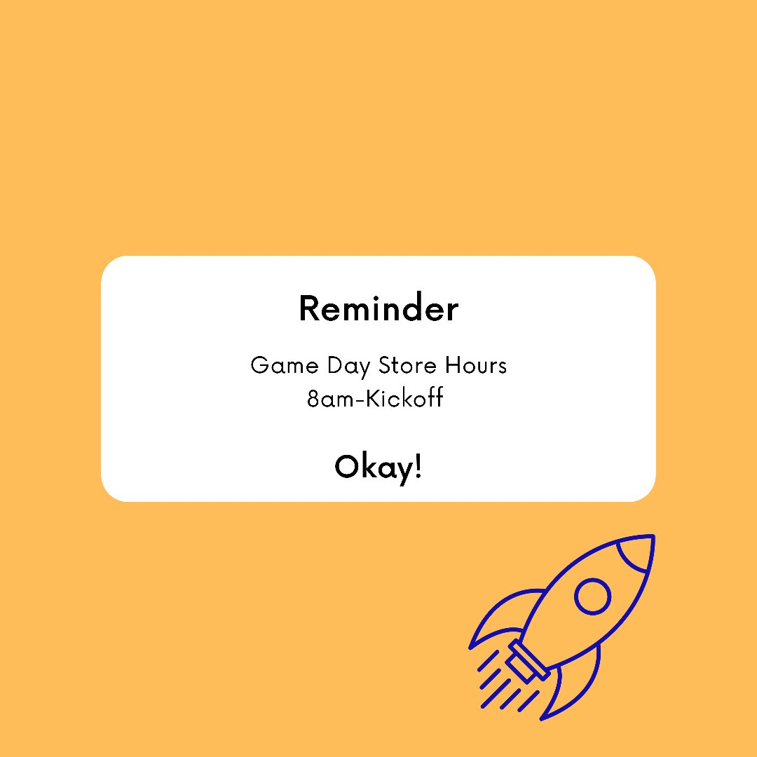 RockysLockerUT's tweet photo. Hope to see you at the game and in our store tomorrow 🚀 #utoledo #rockets https://t.co/Cge3NEZfc6