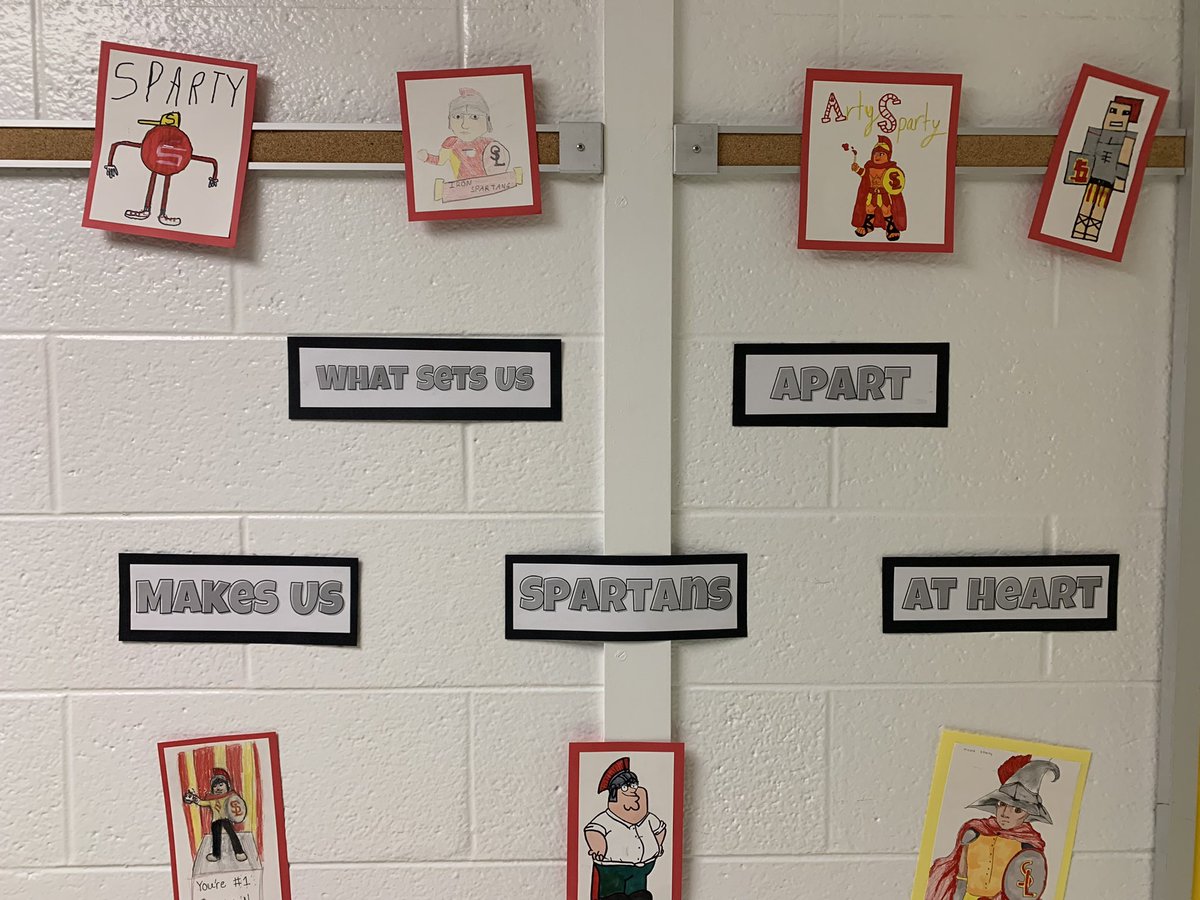 MsLoeperSLMS's tweet image. “What sets us apart, Makes us Spartans at heart” First week drawing activity ✅ So awesome to see so much fun and creativity go into these Spartans!